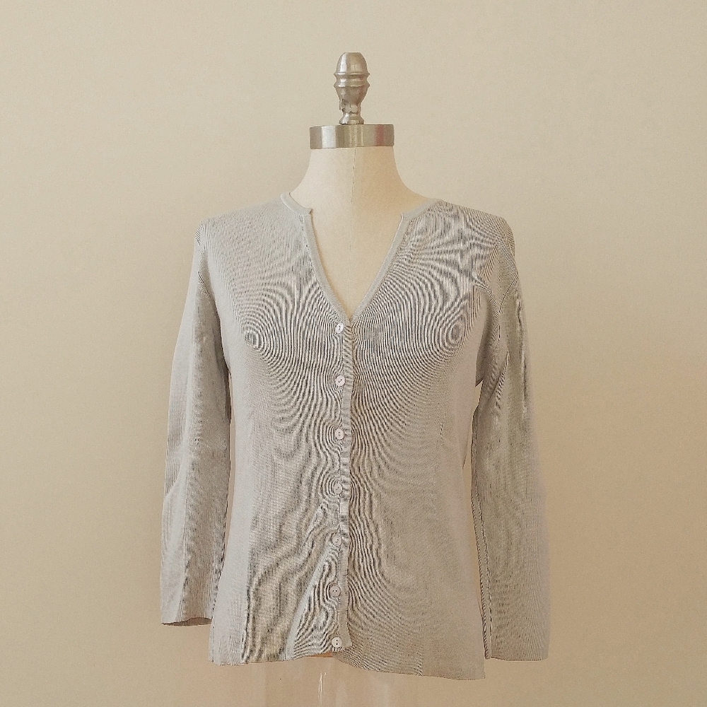 Express Stretch Silk Cardigan